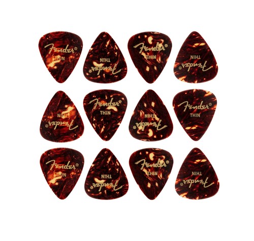 12x fender 351 plektren - 351, plecs