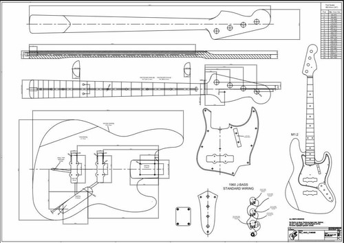 Gitarrenbau zeichnung - gitarrenbau,
