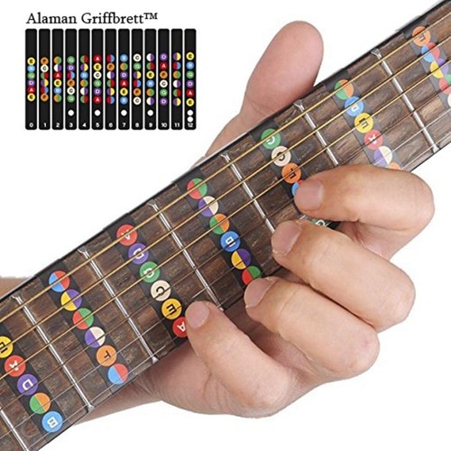 Gitarren griffbrett aufkleber - gitarren,