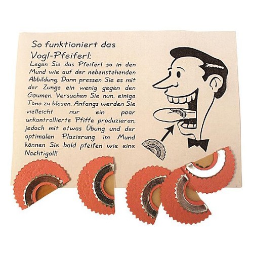 5er set vogelpfeifen - 5er,